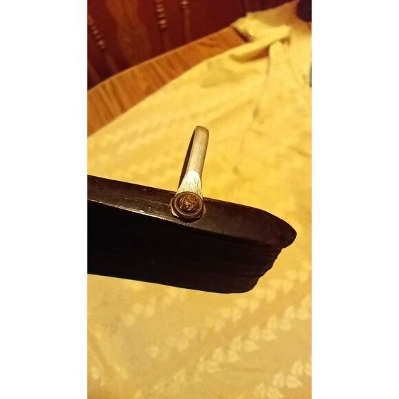 Vintage rose wood and silk Oriental hand fan in fair condition still useable but - Picture 13 of 15